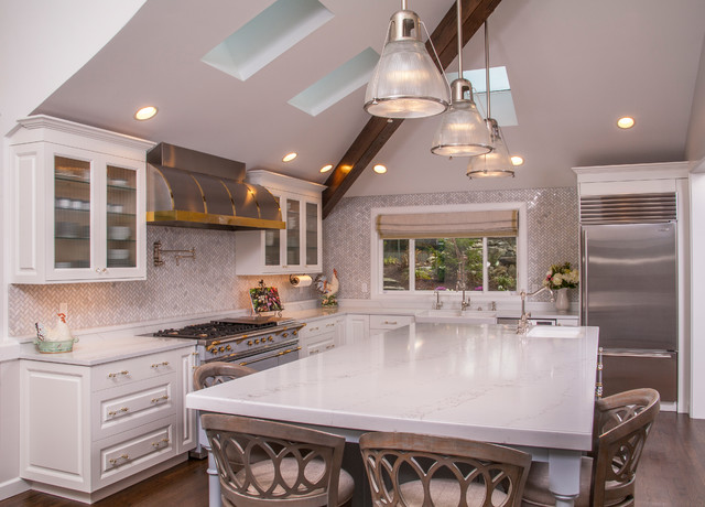 French Inspired Classical Kitchen traditional-kitchen