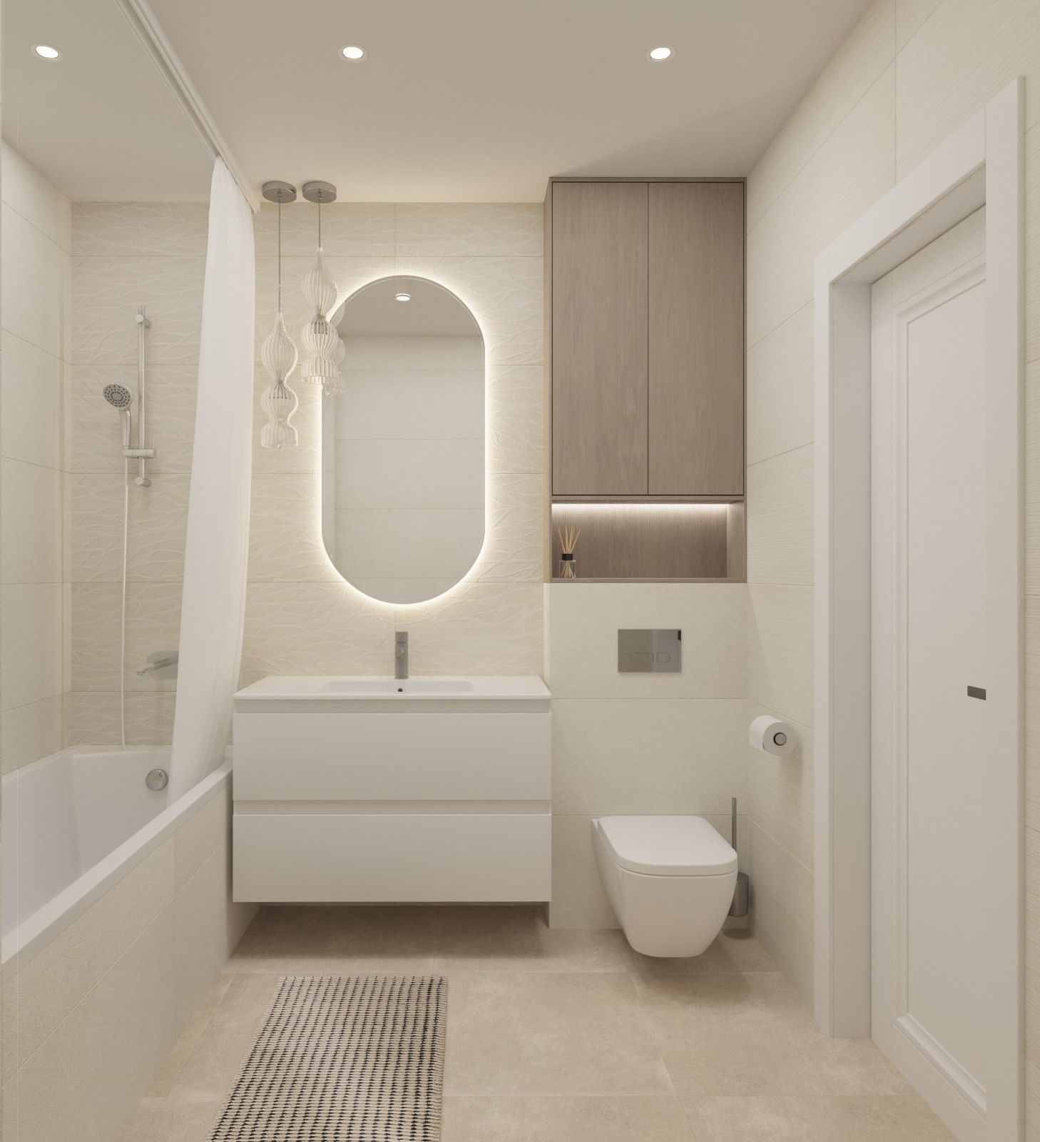 Проект квартиры в ЖК "Нагатино Айленд"