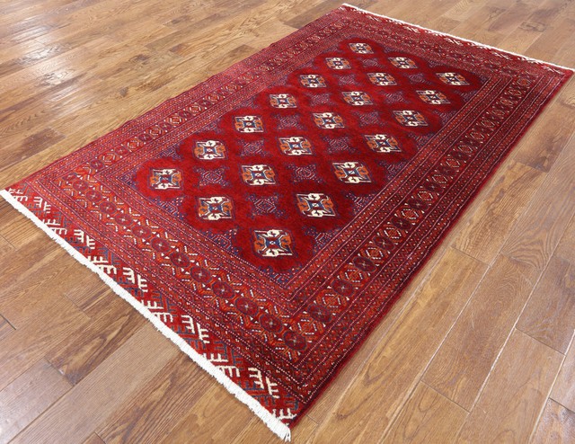 Oriental Handmade Authentic Persian Area Rug Red 4 2 X6 9