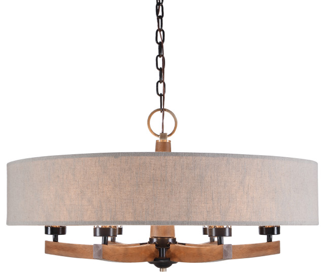 mid century modern drum chandelier