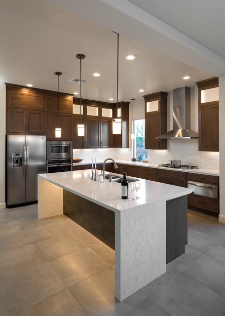 Crystal Cabinets Quartz Countertops With Built In Lighting