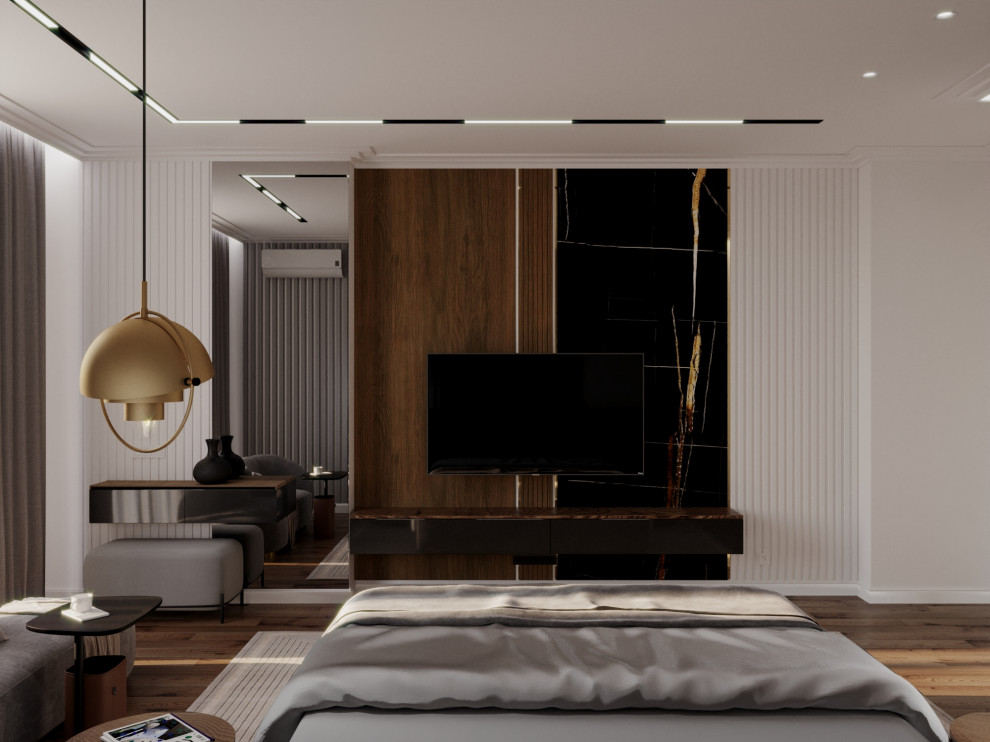 Современный интерьер с характером в жк "Royal park"