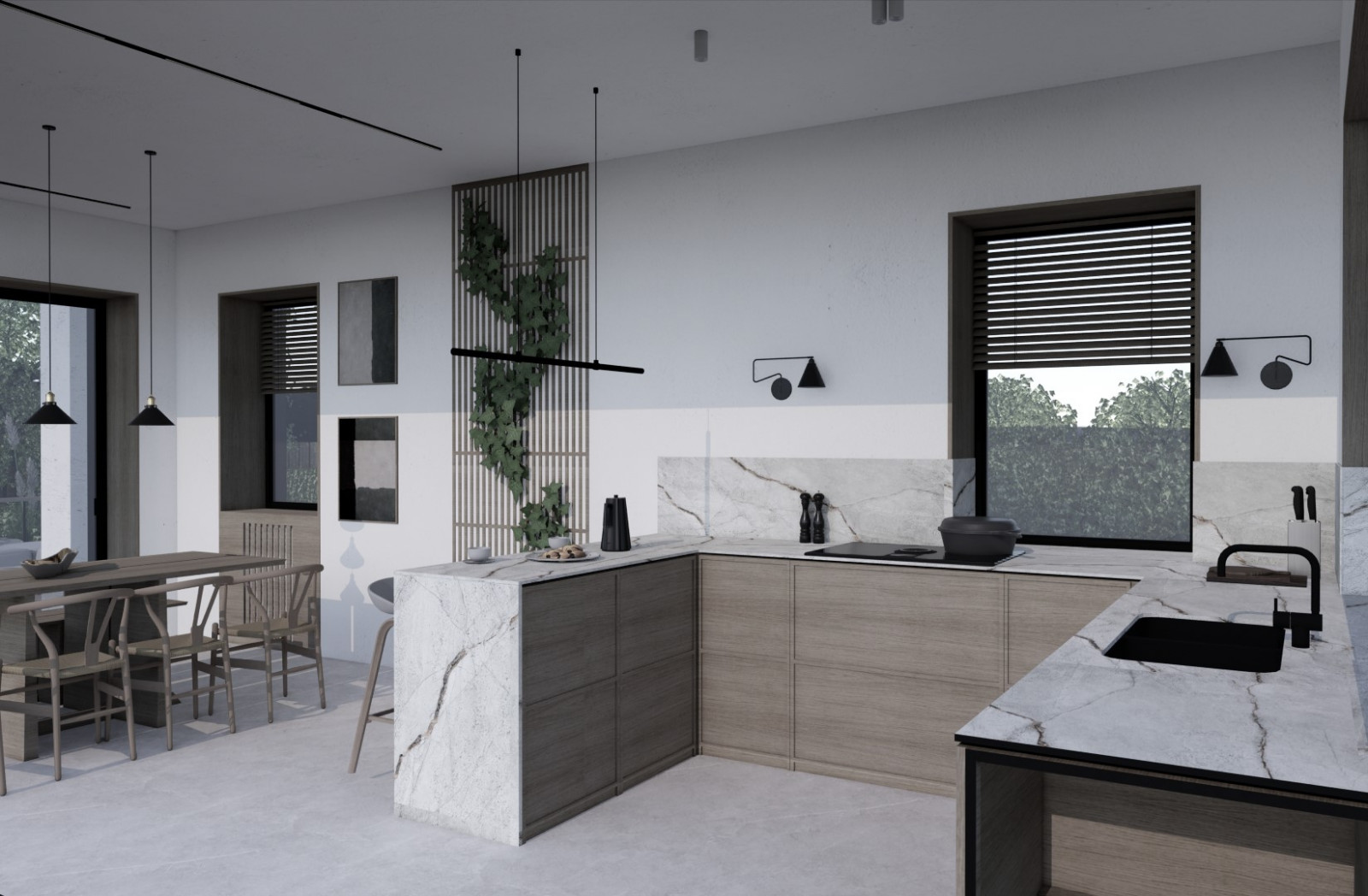 Shades of nature (интерьер)