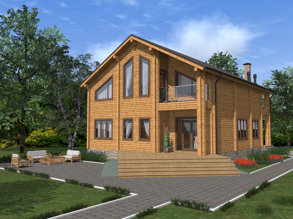 Дом из клееного бруса