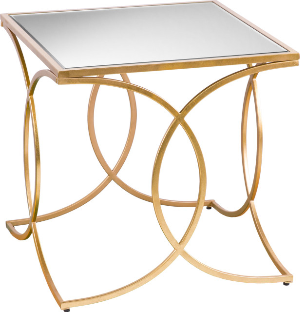 Denise Geometric End Table Contemporary Side Tables And End Tables