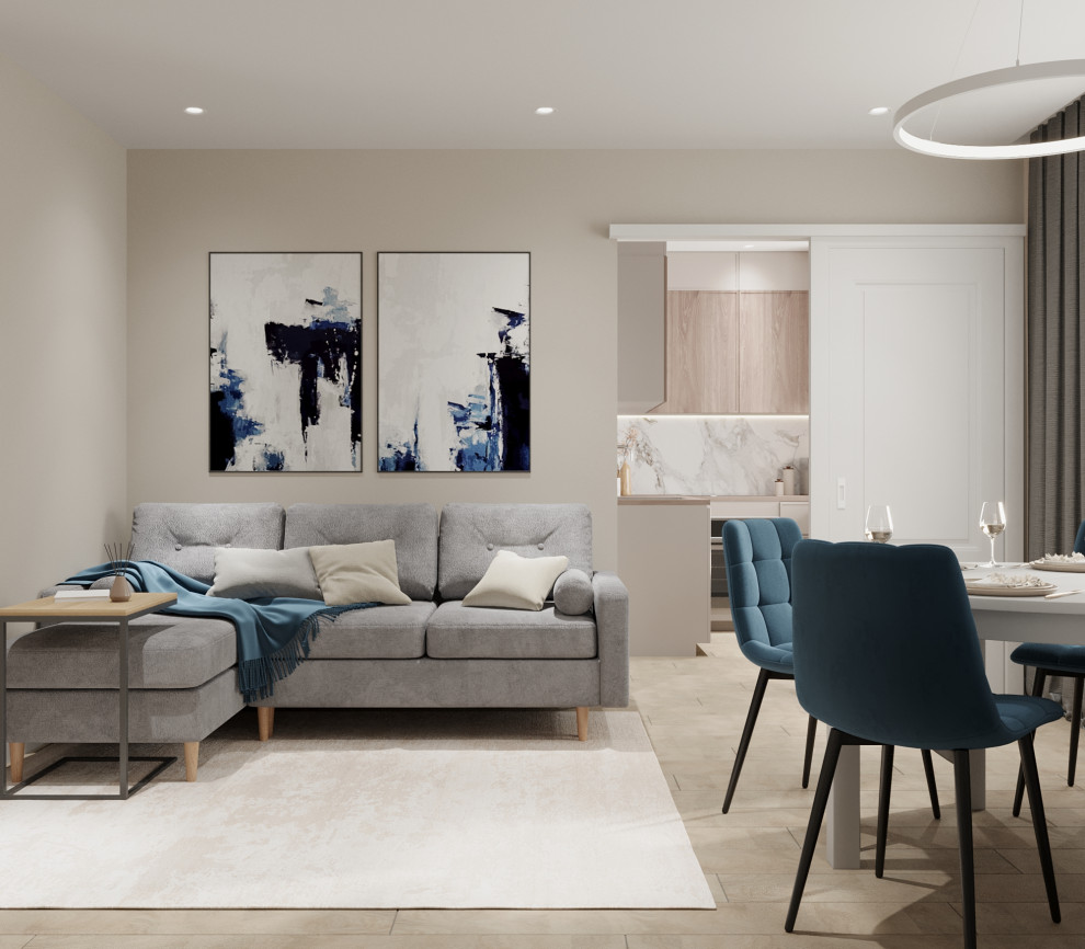 Двухкомнатная квартира ул.Ильинская {47кв.м.}