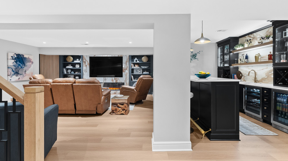 Luxury Complete Basement Transformation | Pittsburgh, PA