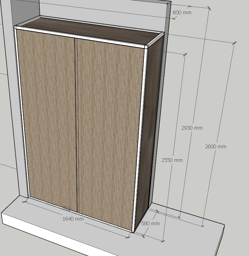 Шкаф купе-лофт