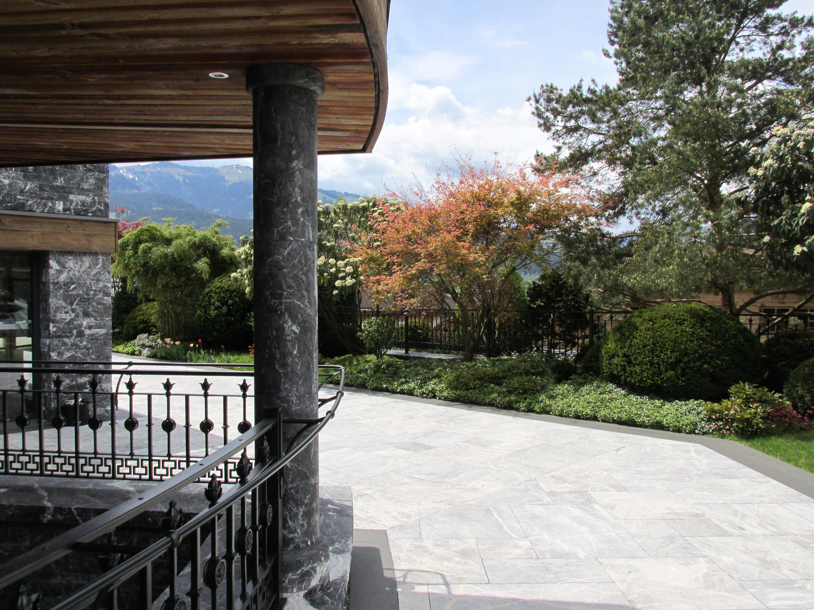 Japanese style garden design & Waterfall construction in Tyrol