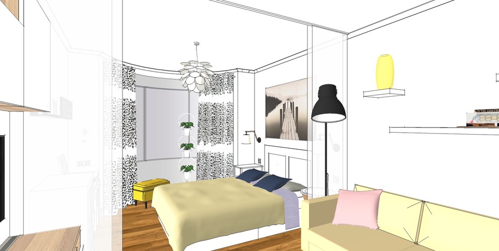 Скандинавский. 43кв.м (1к.кв)