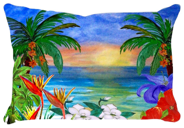 beachy pillow shams