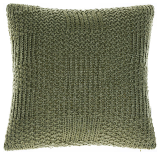 Knit Pillow, Moss
