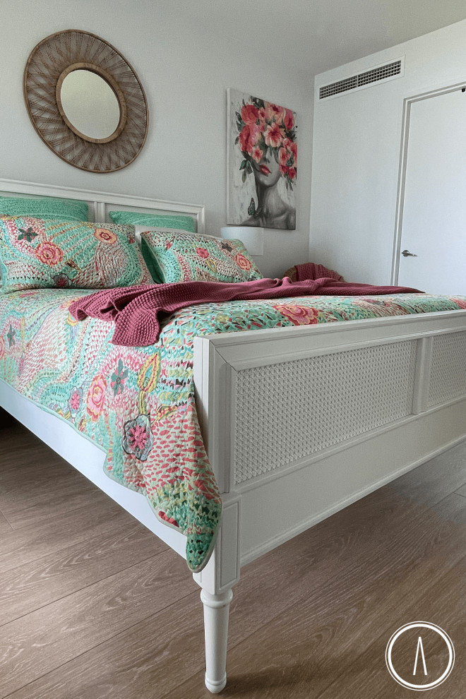 Inspiration for a beach style bedroom in Perth.