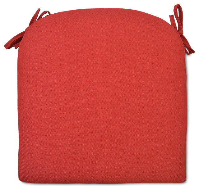 Seat Cushion Round Back Outdoor Patio Red Contemporary Seat Cushion Round Back Outdoor Patio Red Contemporary Cushions And Pillows By Plantation Patterns