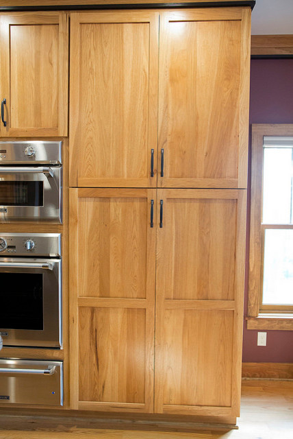Inspiration for a rustic kitchen remodel in Boston