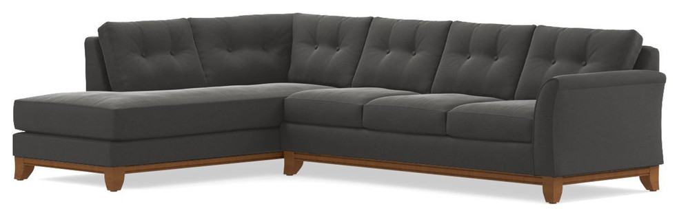 Apt2B Marco 2-Piece Sectional Sofa, Thunder, Chaise on Left