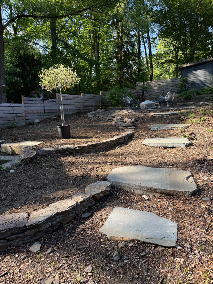 Conservation and rain gardens landscape