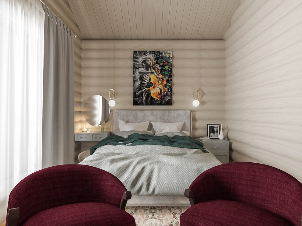 Дом из оцилиндрованного бревна 180м.кв.