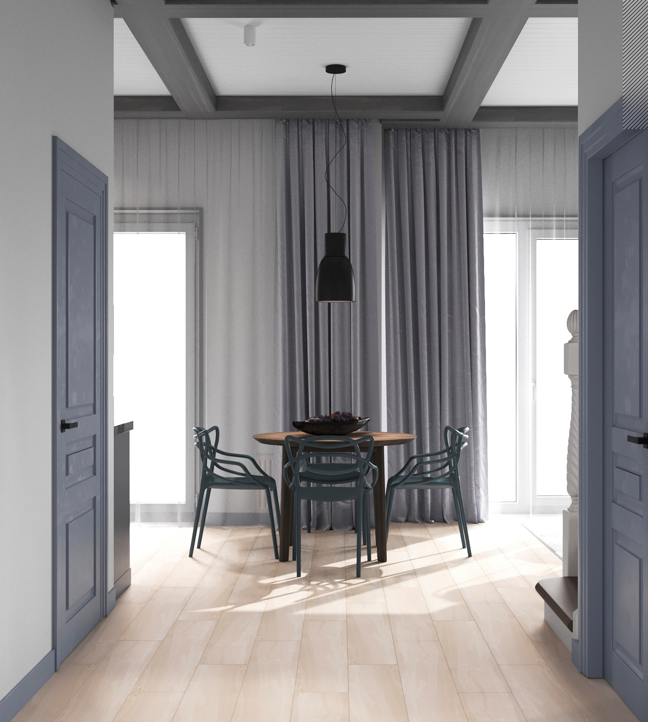 Таунхаус Совушки Кухня-гостиная, прихожая