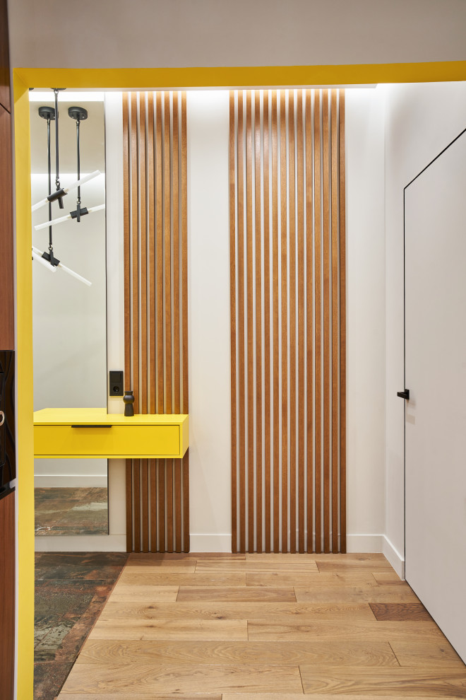 Стильный интерьер с жёлтыми акцентами