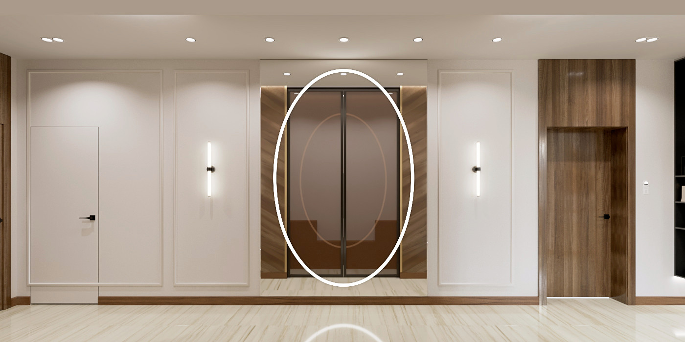 Современная городская квартира с панорамным остеклением в стиле ар-деко