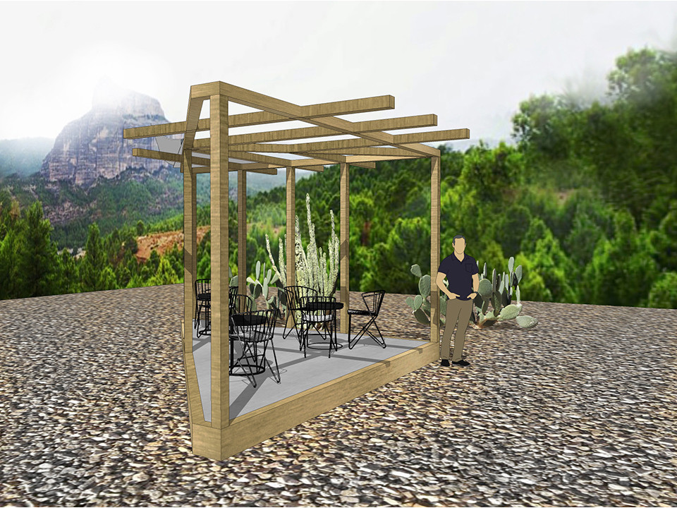 outdoor pergola design-consept