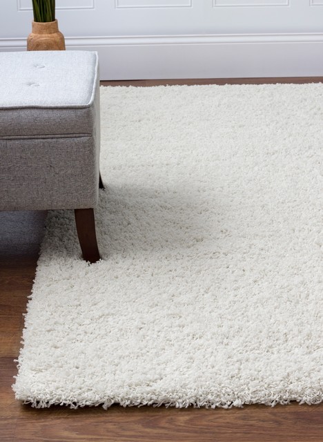 Super Area Rugs Cozy Collection Thick Rug White 5 3 X 8 Super Area Rugs Cozy Collection Thick Rug White 5 3 X 8