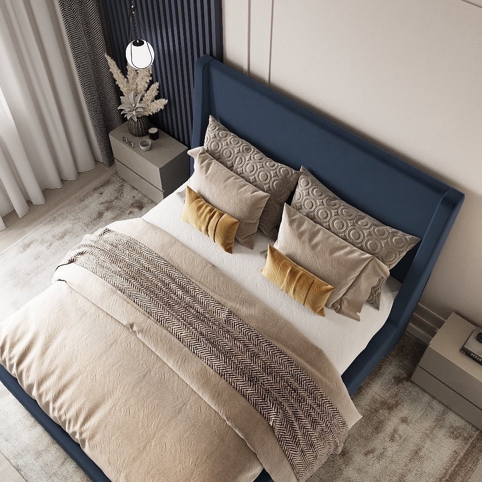 синяя спальня