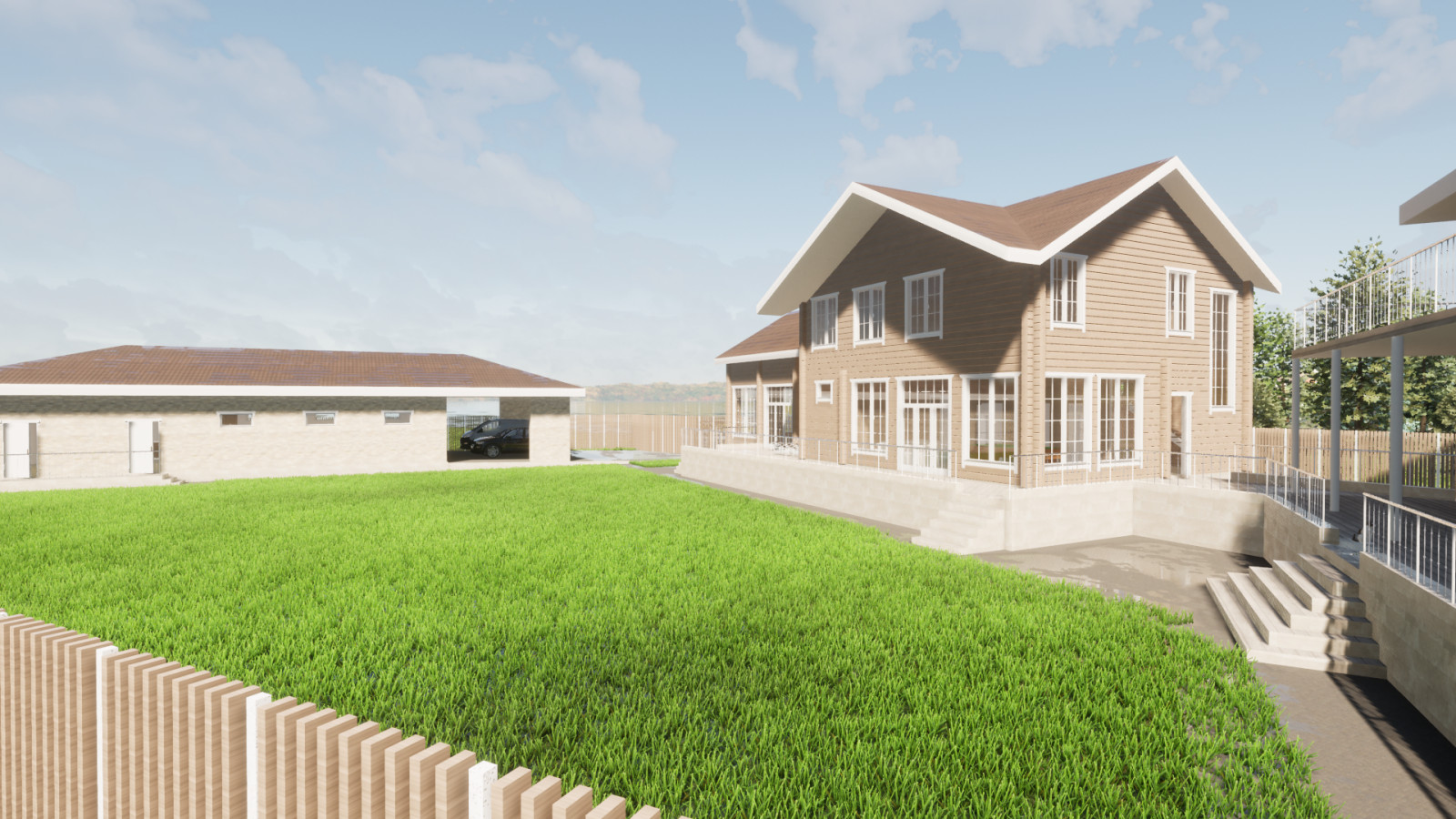 Жилой дом в Ленинградской области