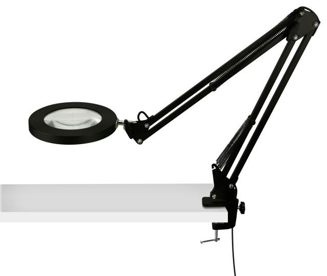 Canyon Home Flexible Led Desk Light Magnifier Adjustable Dimmable