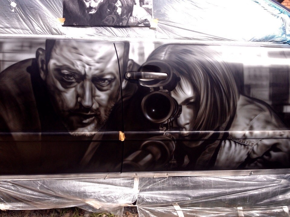 Аэрография на авто.