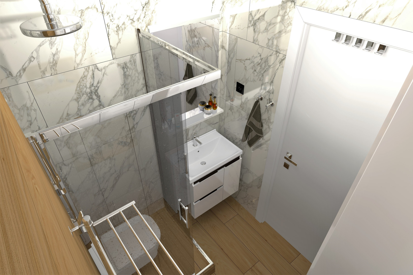 Визуализация санузла для заказчицы в Г.Санкт - Петербург.