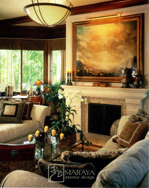 Santa Barbara Craftsman Living Room Craftsman Living Room Santa