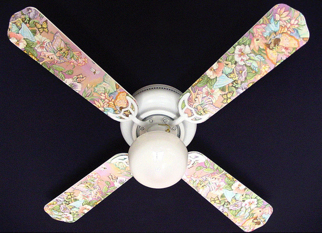 Kids' Ceiling Fan, Fairy Decor