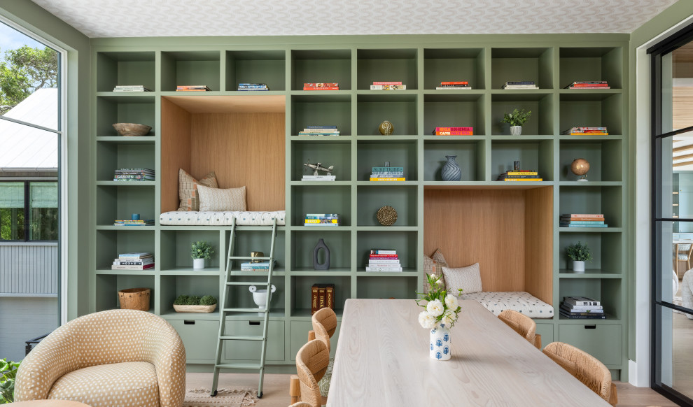 Inspiration for a coastal kids' room remodel in Charleston