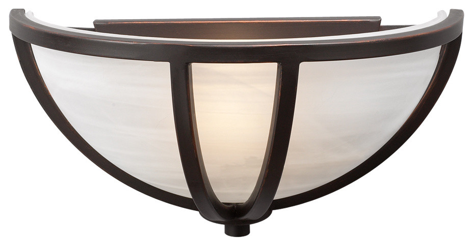 PLC 1-Light Sconce Highland Collection, Oil Rubbed Bronze