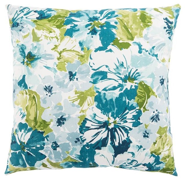 Jaipur Summer Garden Outdoor Pillow Tropical Cushions Jaipur Summer Garden Outdoor Pillow Tropical Cushions And Pillows By Temerity Concepts