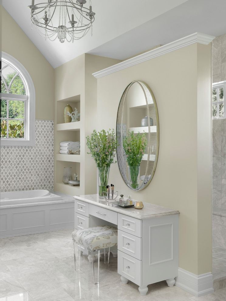 Classic New Construction Bathroom St Louis by Castle Design Houzz