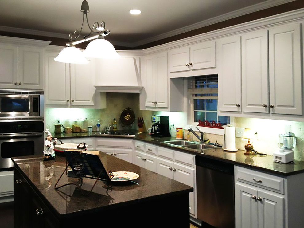 Kitchen Remodel Featuring Painted Cabinets - Traditional ...