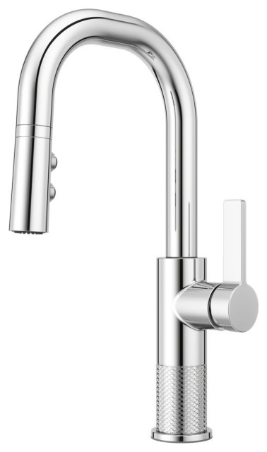 Pfister GT572-MT Montay 1.8 GPM 1 Hole Pull Down Bar Faucet - Polished Chrome