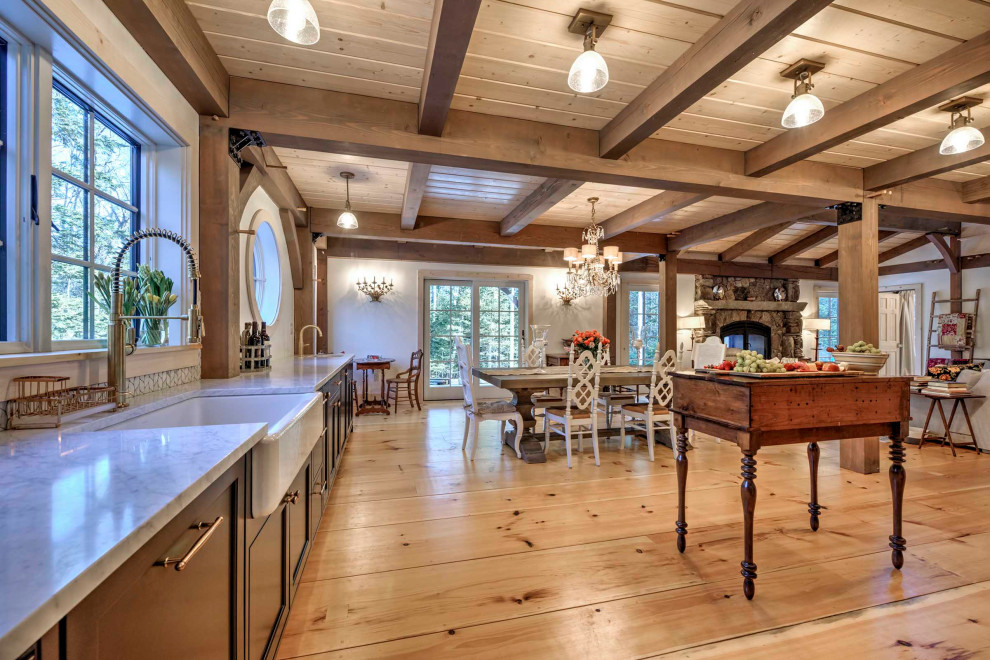 Rustic Ski Chalet Kitchen - West Dover, VT