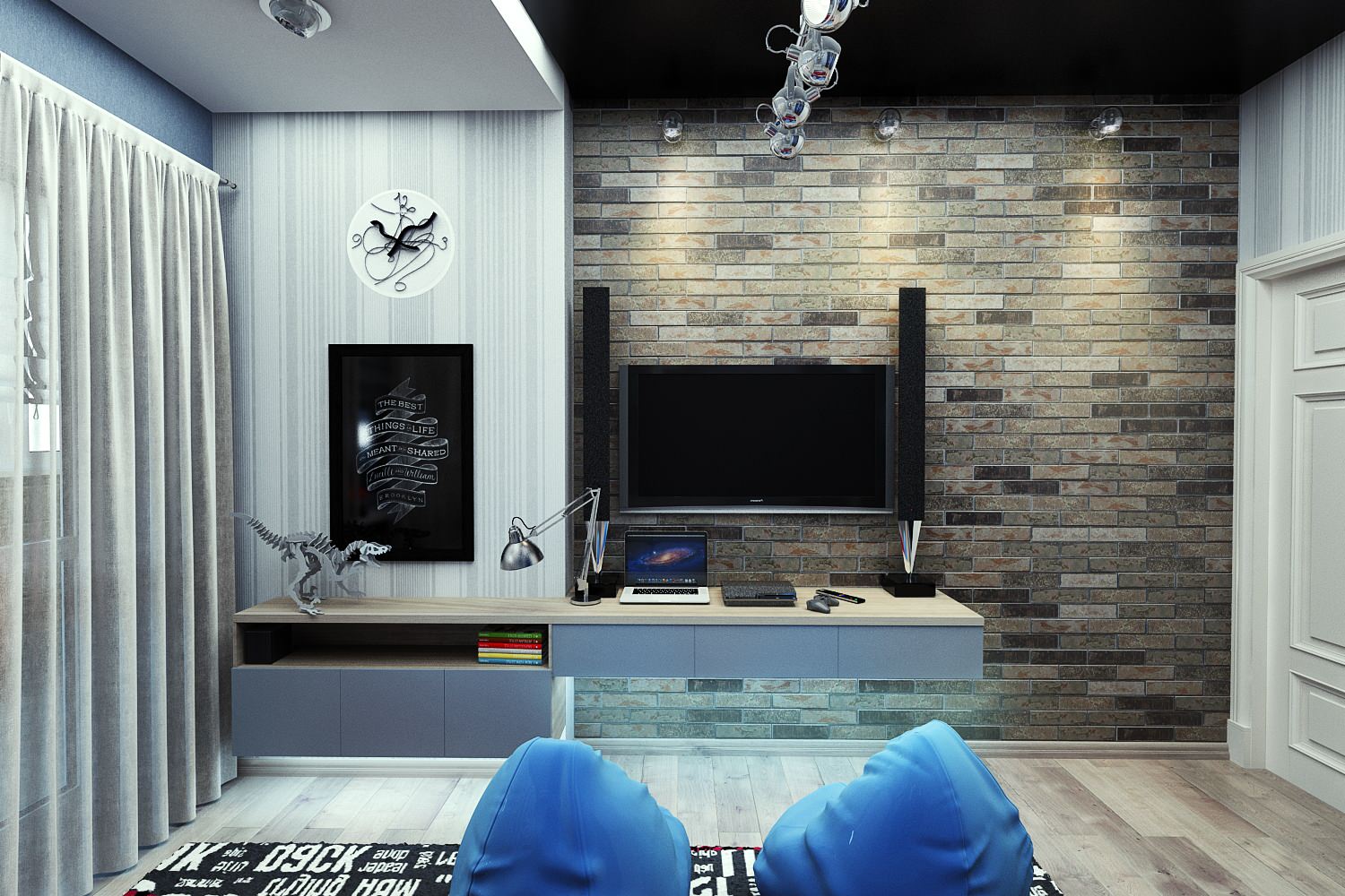 Дизайн интерьеров 3х комнатной квартиры.Классика.