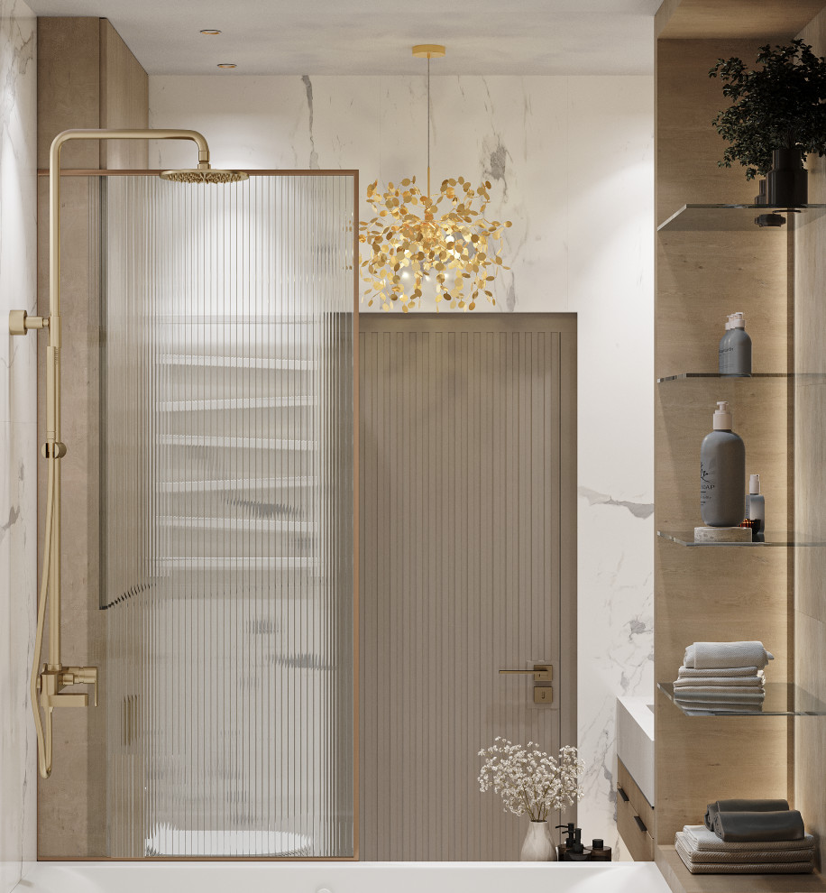 Проект 3-х комнатной квартиры THE WHITE SAVANNAH