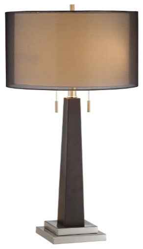 Jaycee 29" High 2-Light Table Lamp, Black