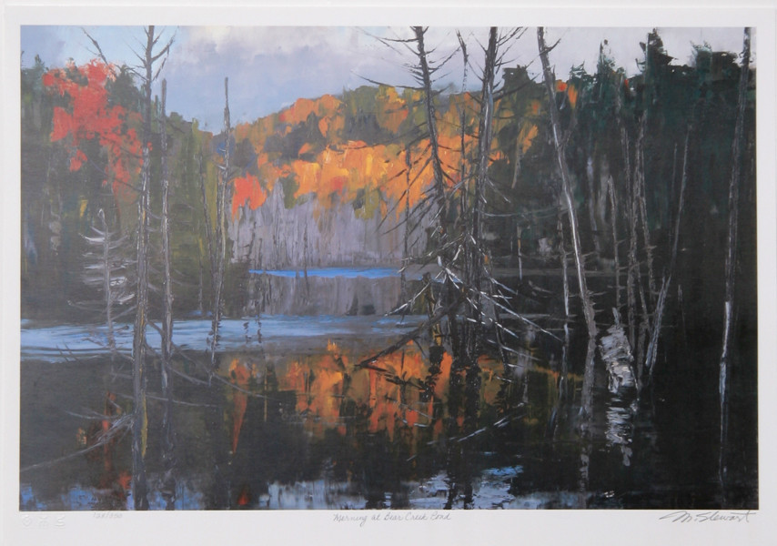 "Morning At Bear Creek Pond" Artwork