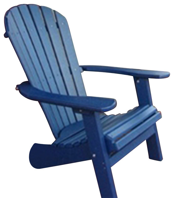 Phat Tommy Recycled Poly Resin Folding Adirondack Chair 