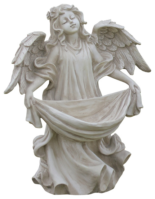 Angel Birdfeeder Outdoor statue Decor 