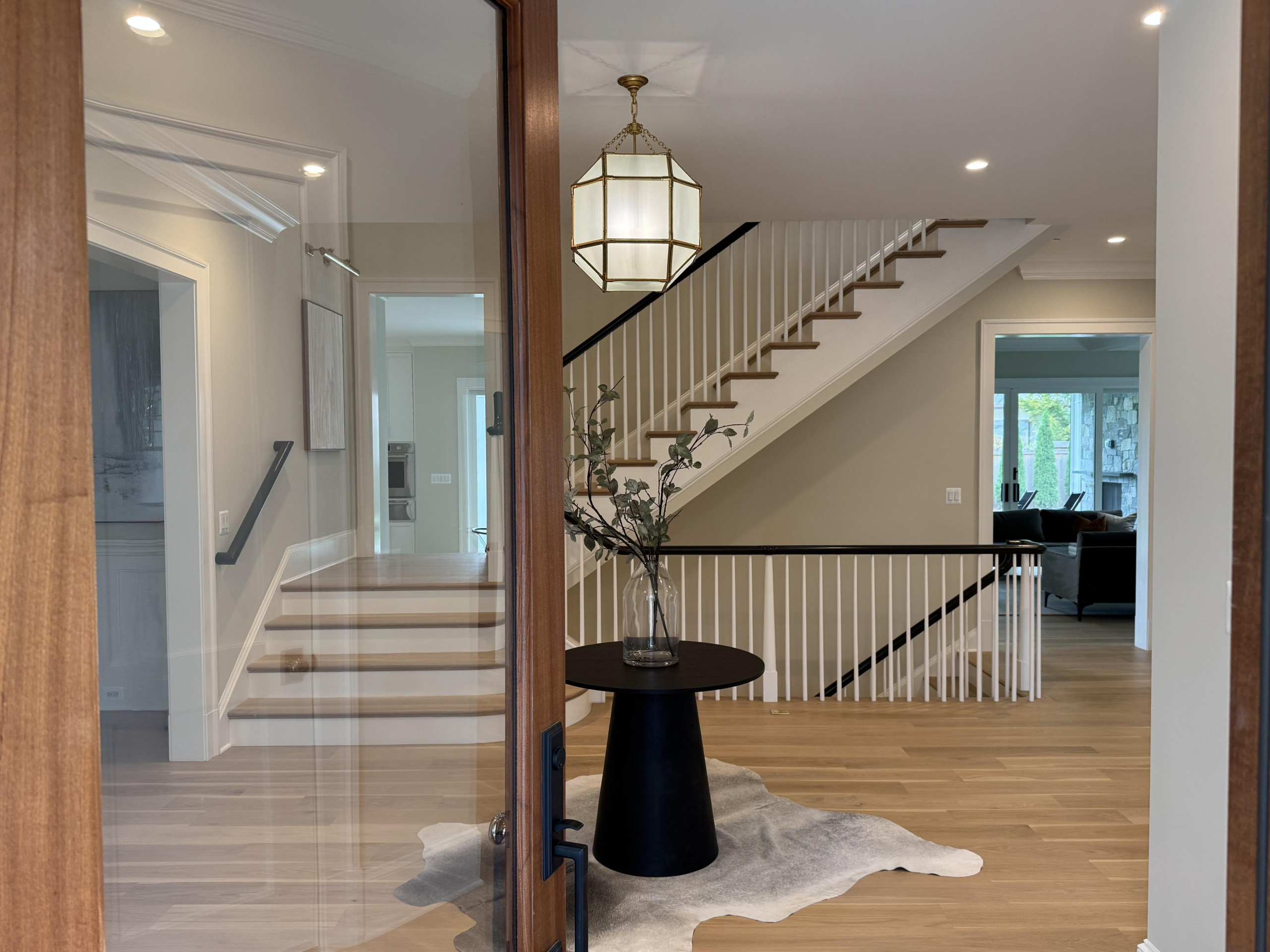138_Elegant Double Bullnose Entry Stair, Bethesda, MD 20814