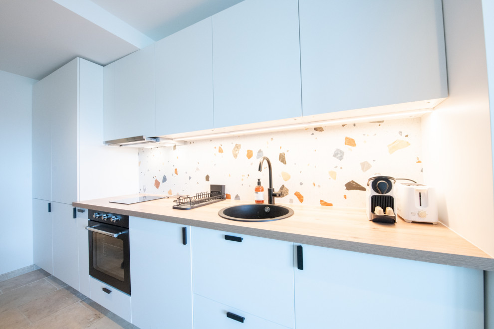 GEORGETTE  |  reprise de chantier, agencement et aménagement d'un studio de 32m2