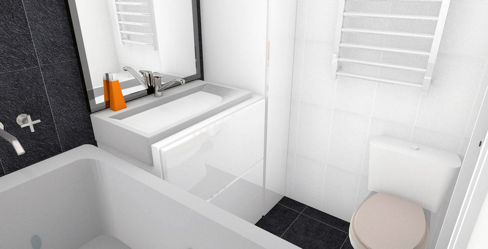 Дизайн-проект квартиры 40кв.м., перепланировка.